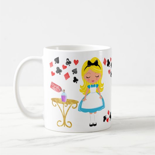 Alice in Wonderland mok (Links)