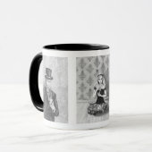 Alice in Wonderland Mok Mad Hatter Mok Witte Rabbi (Voorkant links)