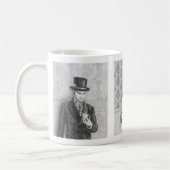 Alice in Wonderland Mok Mad Hatter Mok Witte Rabbi (Links)