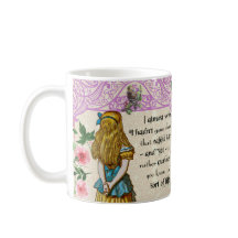Alice in wonderland, mok met dubbele citaten, 
