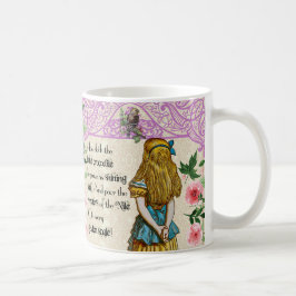 Alice in wonderland, mok met dubbele citaten,