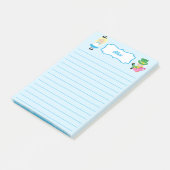 Alice in Wonderland Mooie Kinderen Gepersonaliseer Post-it® Notes (Schuin)