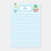 Alice in Wonderland Mooie Kinderen Persoonlijk Post-it® Notes (Voorkant)