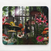 Alice in wonderland mousepad muismat (Voorkant)