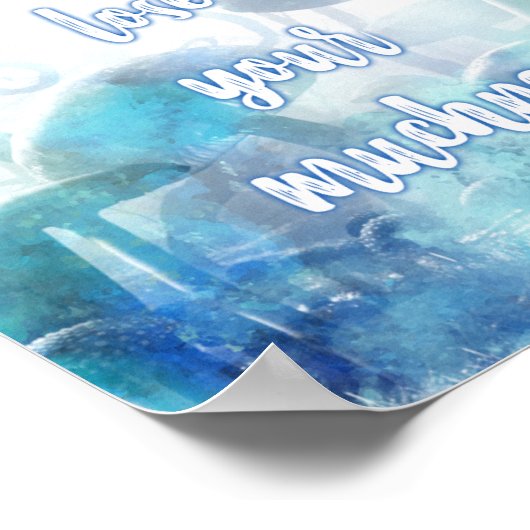 Alice in Wonderland Muchness Vertical Print (Hoek)