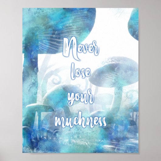 Alice in Wonderland Muchness Vertical Print (Voorkant)