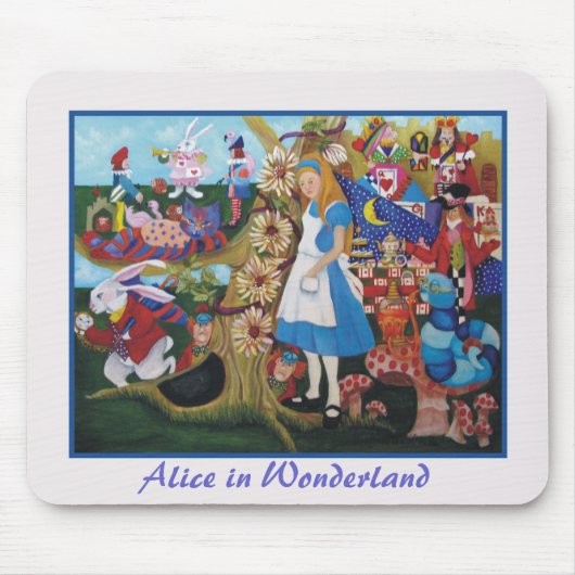 Alice in Wonderland Muismat (Voorkant)