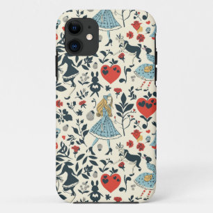  Alice in Wonderland Naadloze Patroon Case-Mate iPhone Case