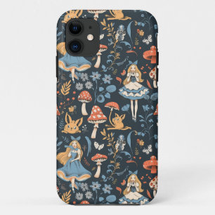  Alice in Wonderland Naadloze Patroon Case-Mate iPhone Case