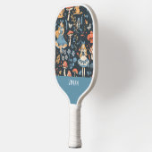  Alice in Wonderland Naadloze Patroon Pickleball Paddle (Links)