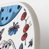  Alice in Wonderland Naadloze Patroon Pickleball Paddle (Links Detail)