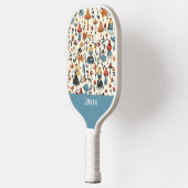  Alice in Wonderland Naadloze Patroon Pickleball Paddle (Links)