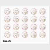 Alice in Wonderland: "Neem me Sticker" Ronde Sticker (Vel)