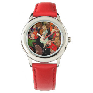 Alice in Wonderland Newell Horloge