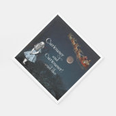 Alice in Wonderland Nieuwsgierige kerstservetten Servetten (Hoek)