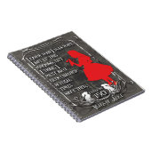 Alice-in-Wonderland notebook "Ik weet wie ik was" Notitieboek (Rechterzijde)