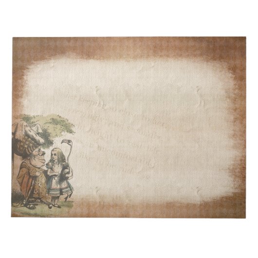 Alice in Wonderland Notitieblok (Voorkant)