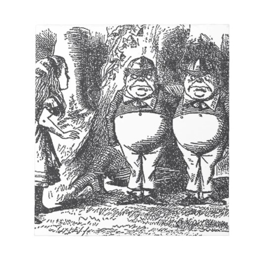 Alice in Wonderland Notitieblok (Voorkant)