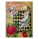  Alice in Wonderland Notitieboek (Voorkant)
