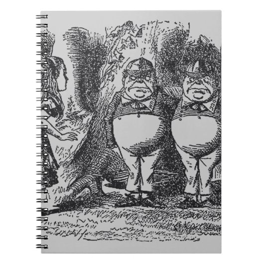 Alice in Wonderland Notitieboek (Voorkant)
