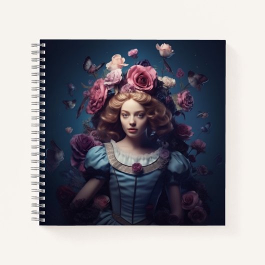 Alice in Wonderland Notitieboek (Voorkant)