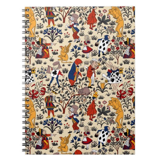 Alice in Wonderland Notitieboek (Voorkant)