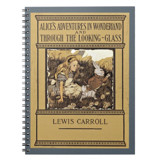 Alice in Wonderland Notitieboek (Voorkant)