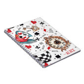 Alice in Wonderland notitieboek met quote (Rechterzijde)