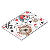 Alice in Wonderland notitieboek met quote (Linkerzijde)