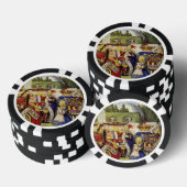 ALICE in Wonderland "OFF met haar hoofd" poker Chi Pokerchips (Opstapeling)