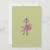  Alice in Wonderland | Omlaag de Konijnenhol Kaart (Achterkant)