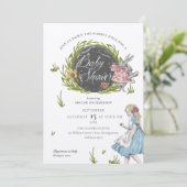  Alice in Wonderland | Omlaag de Konijnenhol Kaart (Staand voorkant)