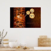 Alice in Wonderland - Omlaag het konijnenhol Poster (Keuken)