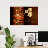 Alice in Wonderland - Omlaag het konijnenhol Poster (Thuiskantoor)