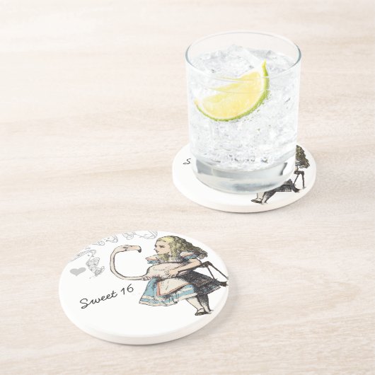 Alice in Wonderland Onderzetters (Zijkant)