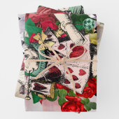 Alice in Wonderland ontkoppeling Inpakpapier Vel (In situ)