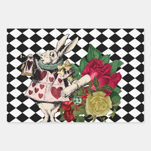  Alice in Wonderland ontkoppeling Inpakpapier Vel (Voorkant 3)