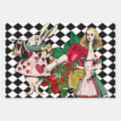  Alice in Wonderland ontkoppeling Inpakpapier Vel (Voorkant 2)