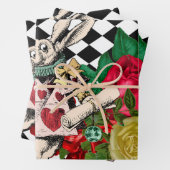  Alice in Wonderland ontkoppeling Inpakpapier Vel (In situ)