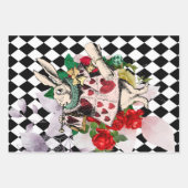 Alice in Wonderland ontkoppeling Inpakpapier Vel (Voorkant 2)
