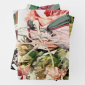 Alice in Wonderland ontkoppeling Inpakpapier Vel (In situ)