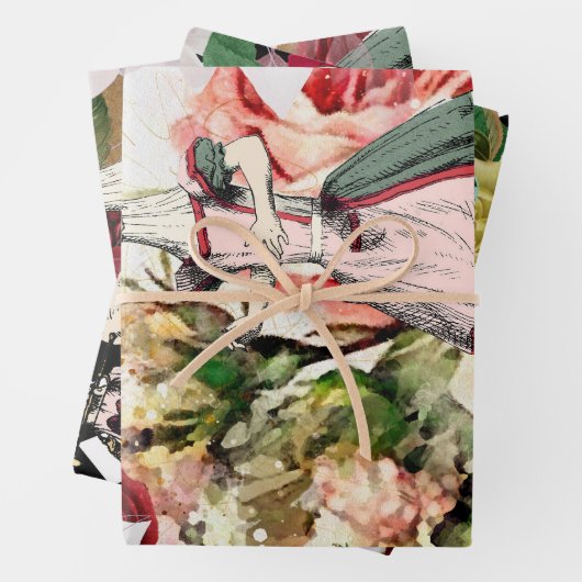  Alice in Wonderland ontkoppeling Inpakpapier Vel (In situ)