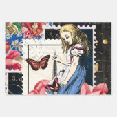 Alice in Wonderland ontkoppeling Inpakpapier Vel (Voorkant)