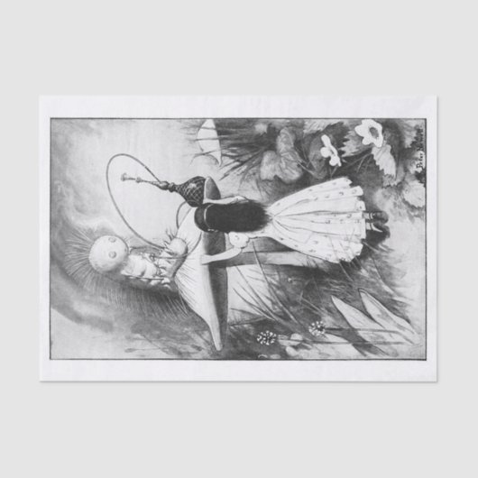 Alice in Wonderland ontkoppeling Tissuepapier (Voorkant)