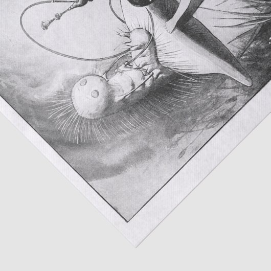 Alice in Wonderland ontkoppeling Tissuepapier (Detail)