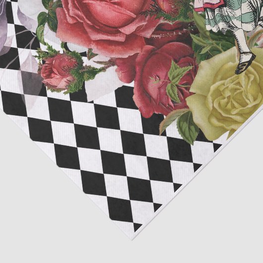 Alice in Wonderland ontkoppeling Tissuepapier (Detail)