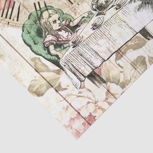 Alice in Wonderland ontkoppeling Tissuepapier (Detail)