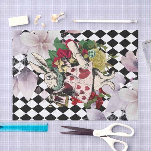 Alice in Wonderland ontkoppeling Tissuepapier (Craft)