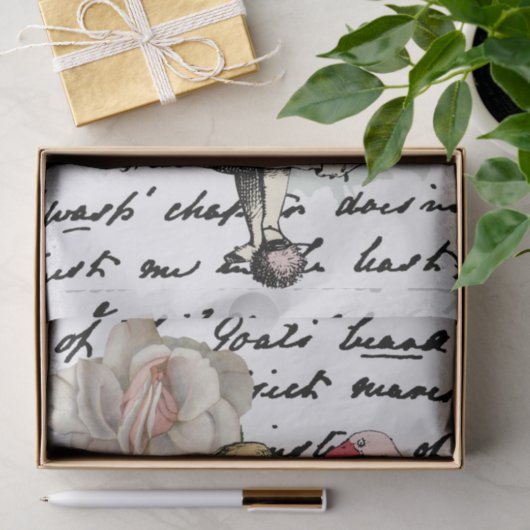  Alice in Wonderland ontkoppeling Tissuepapier (Geschenk)