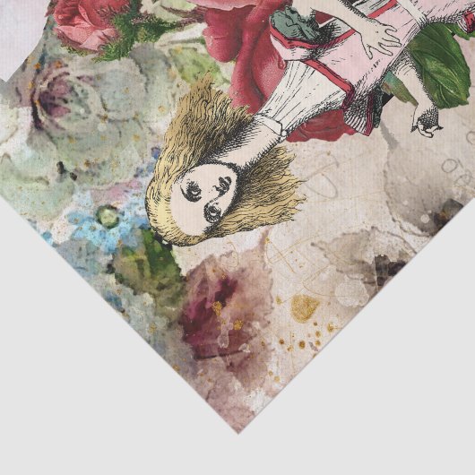  Alice in Wonderland ontkoppeling Tissuepapier (Detail)